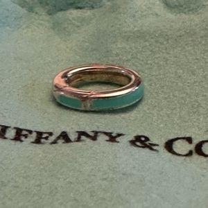 Tiffany & Co blue clasping link